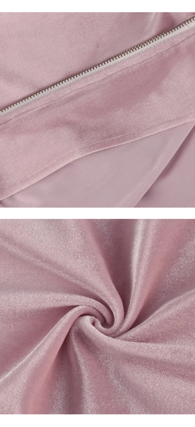 2 PCS Set Sweat Suit Womans Sexy Jogging Suit in Velvet Womens Sweatsuits