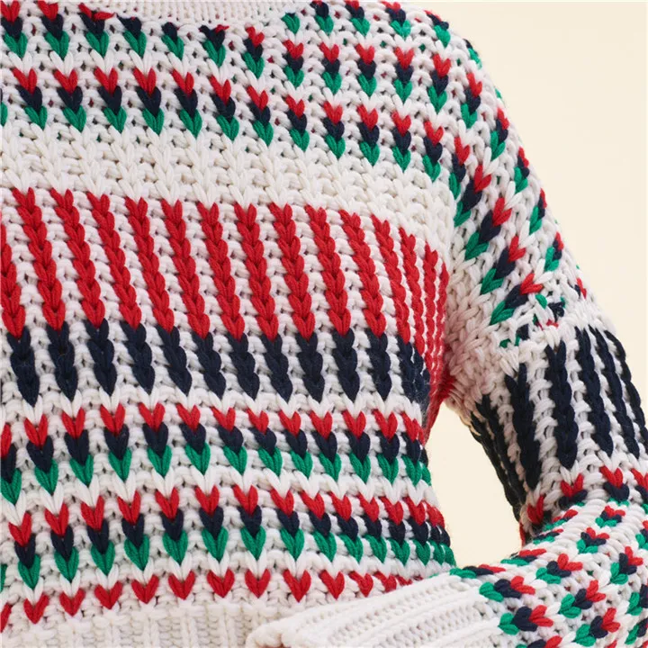 2018 New Design Chinese Factory Women′s Sweater Colorful Pullover