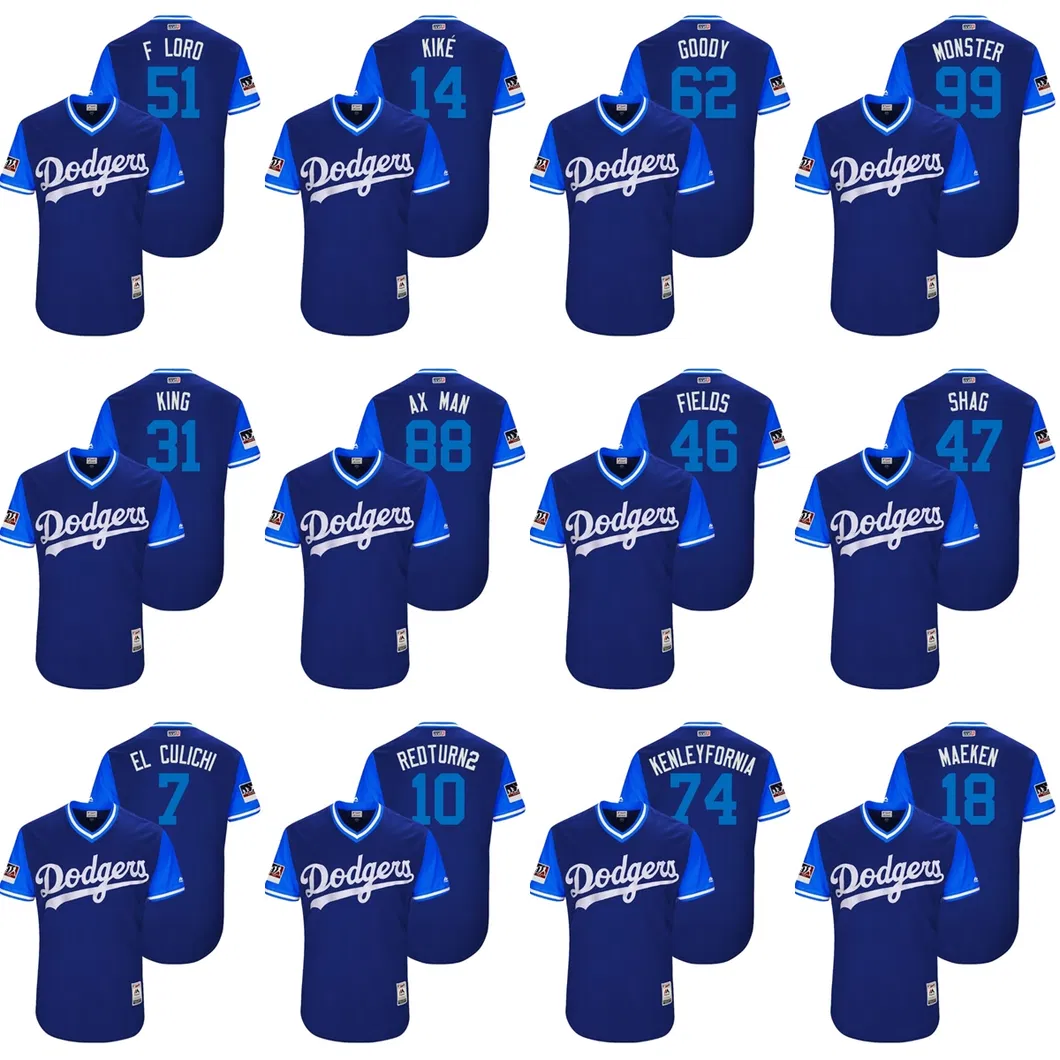 2018 Players Weekend Justin Turner Enrique Hernandez Urias Maeda Jerseys