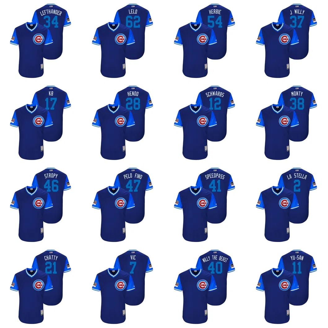 2018 Players Weekend Kris Bryant Kyle Hendricks Schwarber Contreras Jerseys