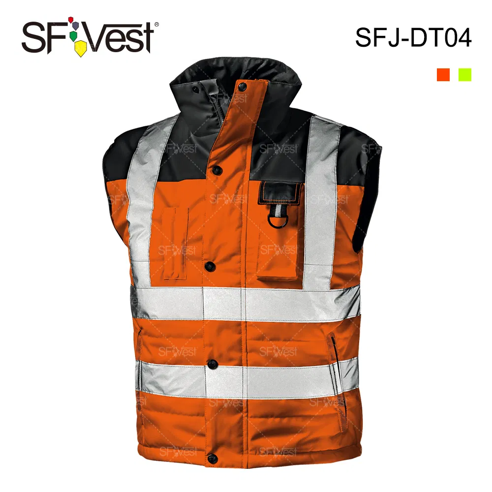 2020 High Quality Sleeveless Waterproof Reflective Safety Body Warmer
