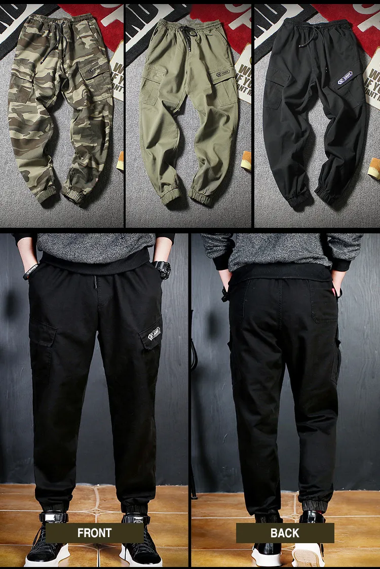 2021 New Fashion Outdoor Sport Pants Camouflage Track Casual Trousers Mens Cargo Tactical Pants