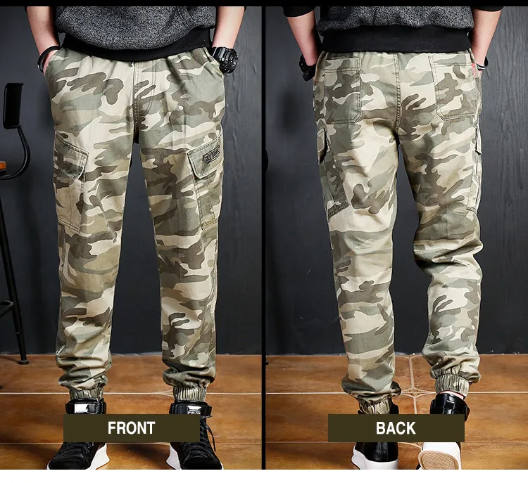 2021 New Fashion Outdoor Sport Pants Camouflage Track Casual Trousers Mens Cargo Tactical Pants
