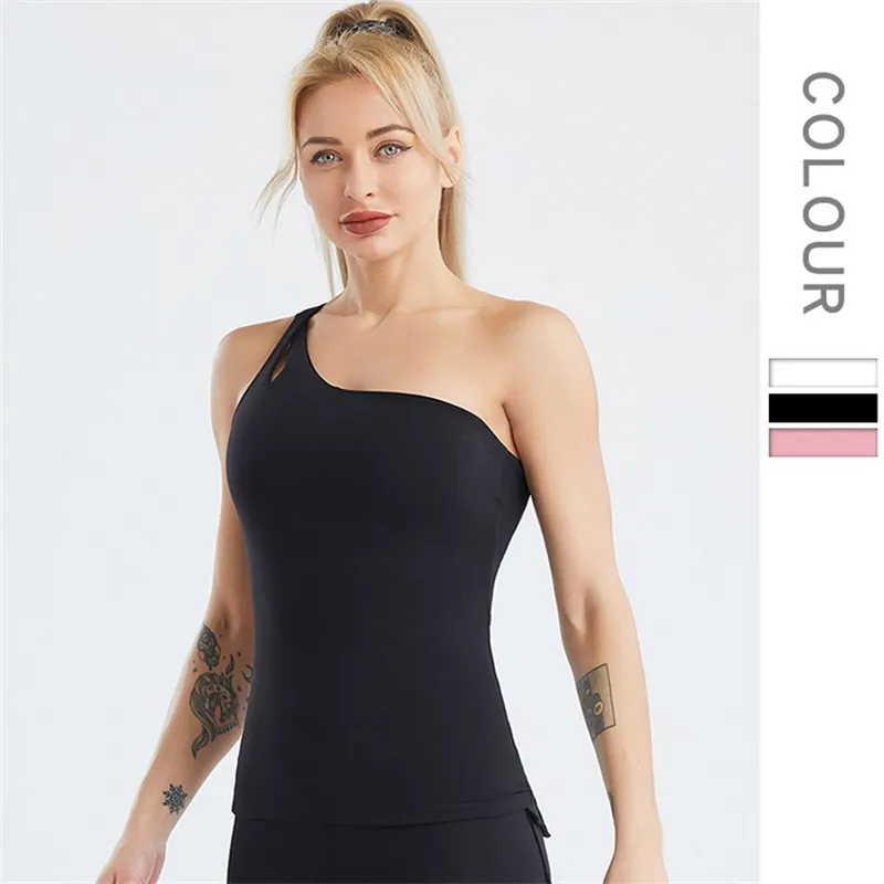 2021 Summer New Design Yoga Clothes Women′s Sexy Fitness Vest Running Fast Dry Naked Sports Underwear