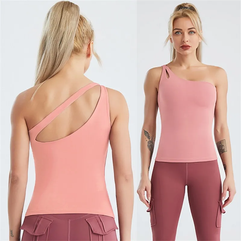 2021 Summer New Design Yoga Clothes Women′s Sexy Fitness Vest Running Fast Dry Naked Sports Underwear