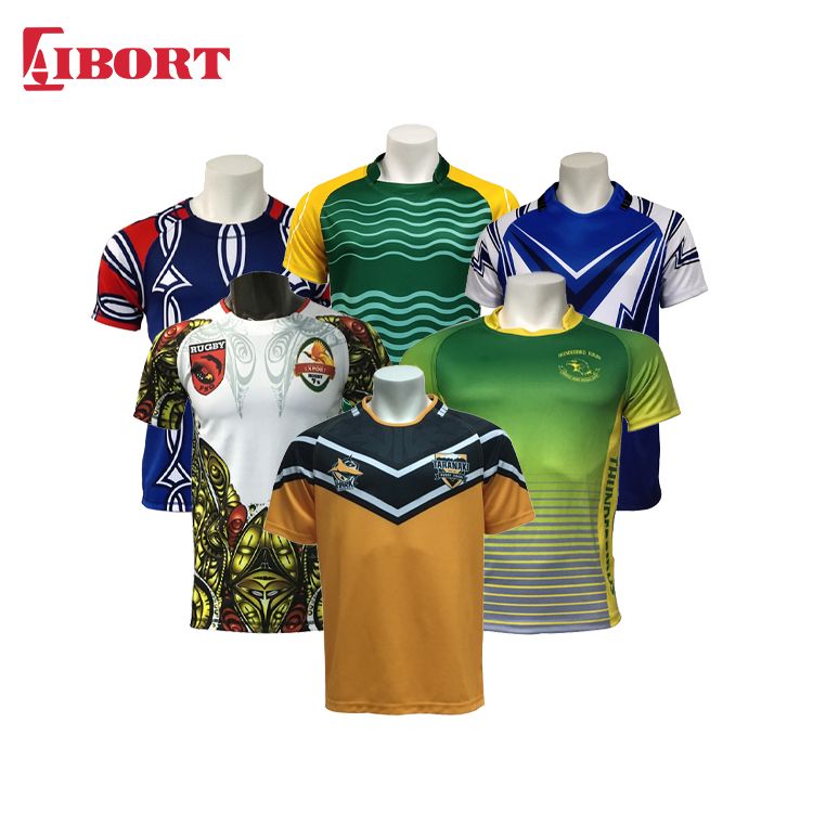 Aibort Fashion Sportwear Sublimation Printing Rugby Jersey for Sale (N-RJ14)