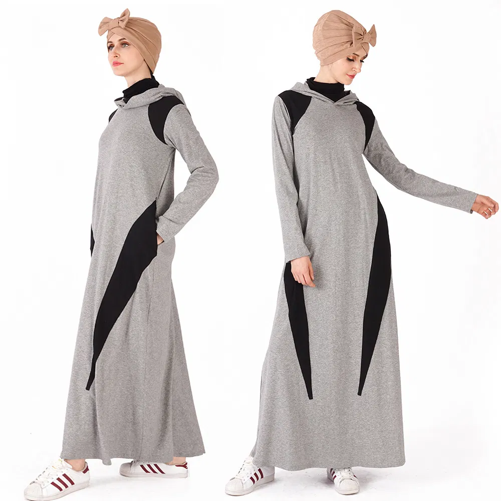 Baju Jubah Islamic Tracksuit Sportswear Breathable Casualwear Muslim Sports Abaya