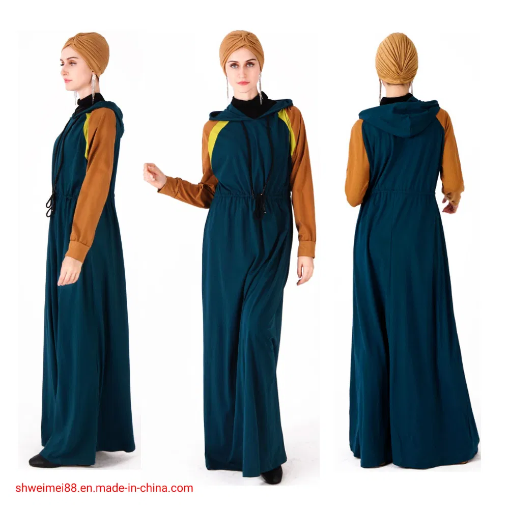 Baju Jubah Sports Muslim Women Abaya Dress Longsleeve Islamic Sportswear