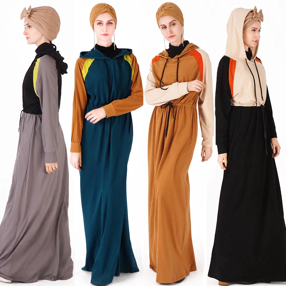 Baju Jubah Sports Muslim Women Abaya Dress Longsleeve Islamic Sportswear