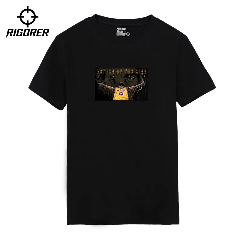 Basketball Short Sleeve T-Shirt with James La Lakers