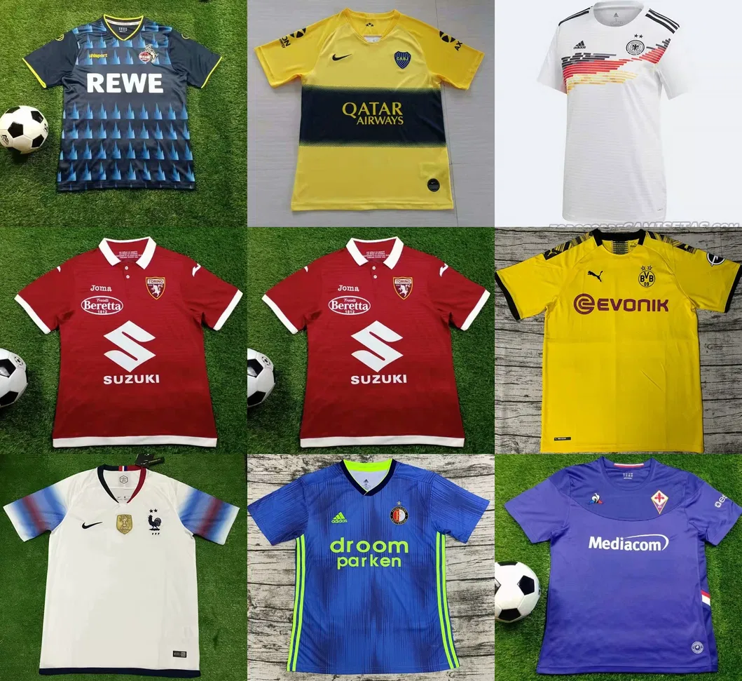 Boca Juniors/Torino F.C./Borussia Dortmund/Feyenoord/Acf Fiorentina/1. FC Koln/Germany National Football Team/France Men Women Youth Season 19-20 Soccer Jerseys