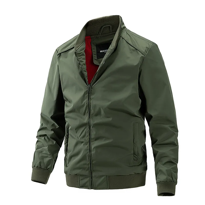 Bomber Jacket Men′ S Jacket Men′ S Garments High Quality Wholesale Men′ S Wear Men′ S Coat 8835 Yellow