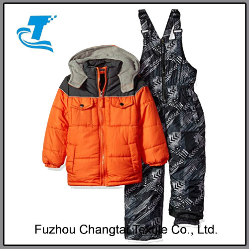Boys' Colorblock Snowsuit with Hood