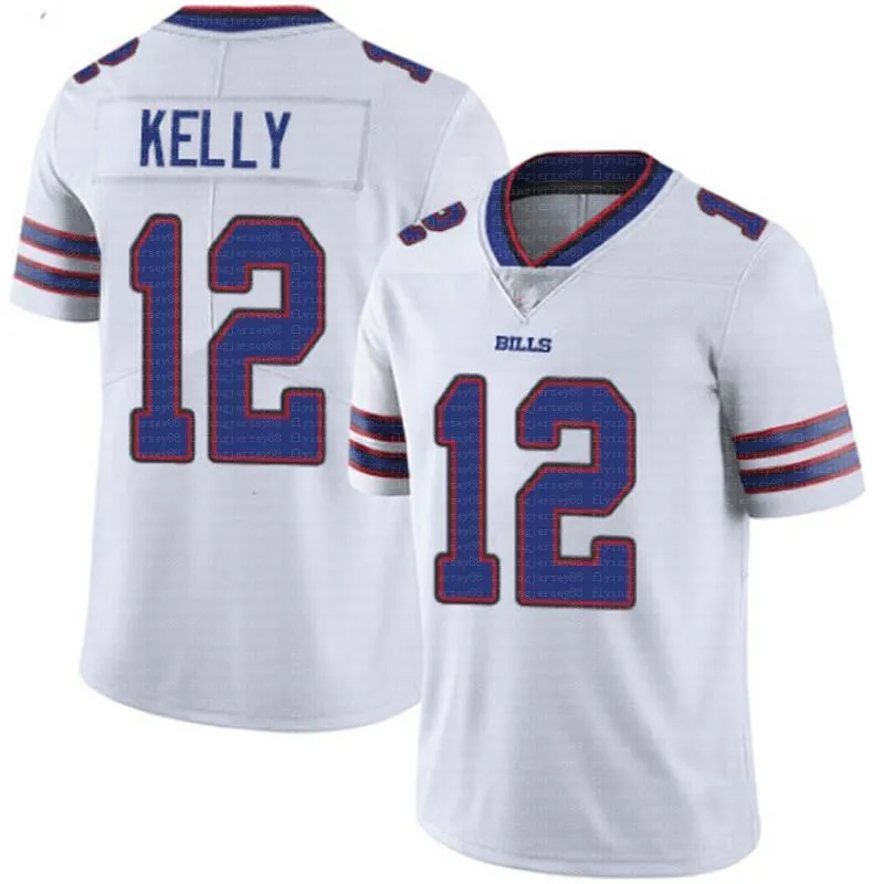 Buffalo Bill Josh Allen Tre′davious White Stefon Diggs Jersey Jim Kelly Thurman Thomas Zack Moss 91 Oliver Tremaine Edmunds Tyrod Taylor Football Jerseys