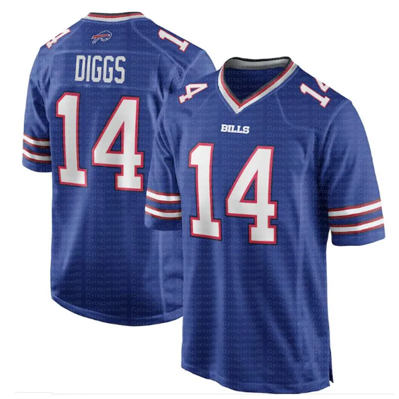 Buffalo Bill Josh Allen Tre′davious White Stefon Diggs Jersey Jim Kelly Thurman Thomas Zack Moss 91 Oliver Tremaine Edmunds Tyrod Taylor Football Jerseys