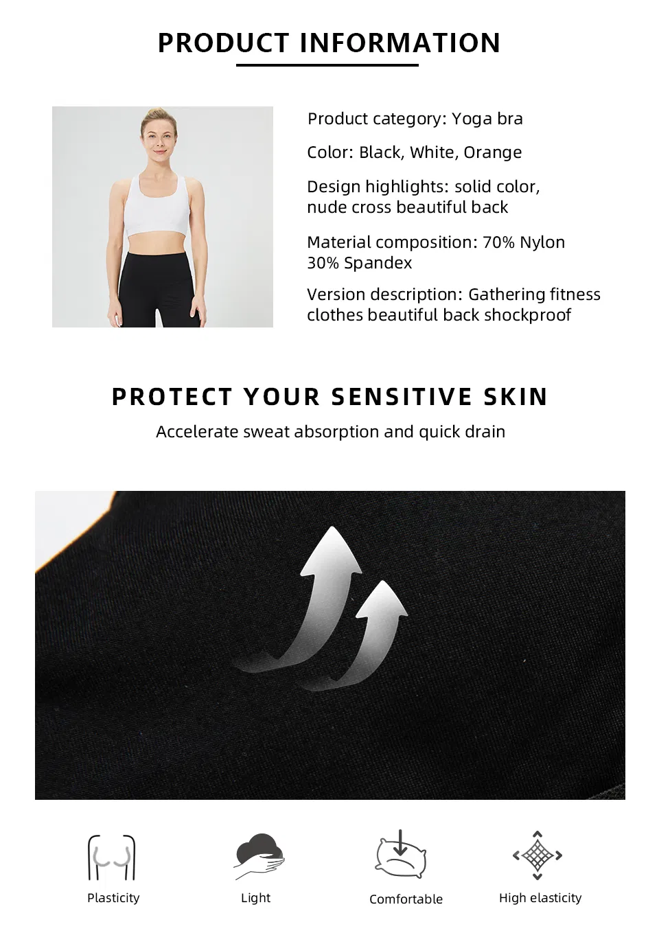 Cross Without Rims Come Back Yoga Bra Vest