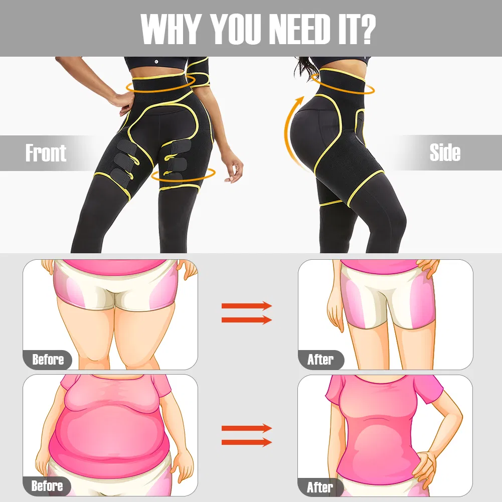 Custom Leg Shaper Workout Waist Trainer for Ladies Thigh Eraser Private Label Waist Trainer Shaper Trimmer