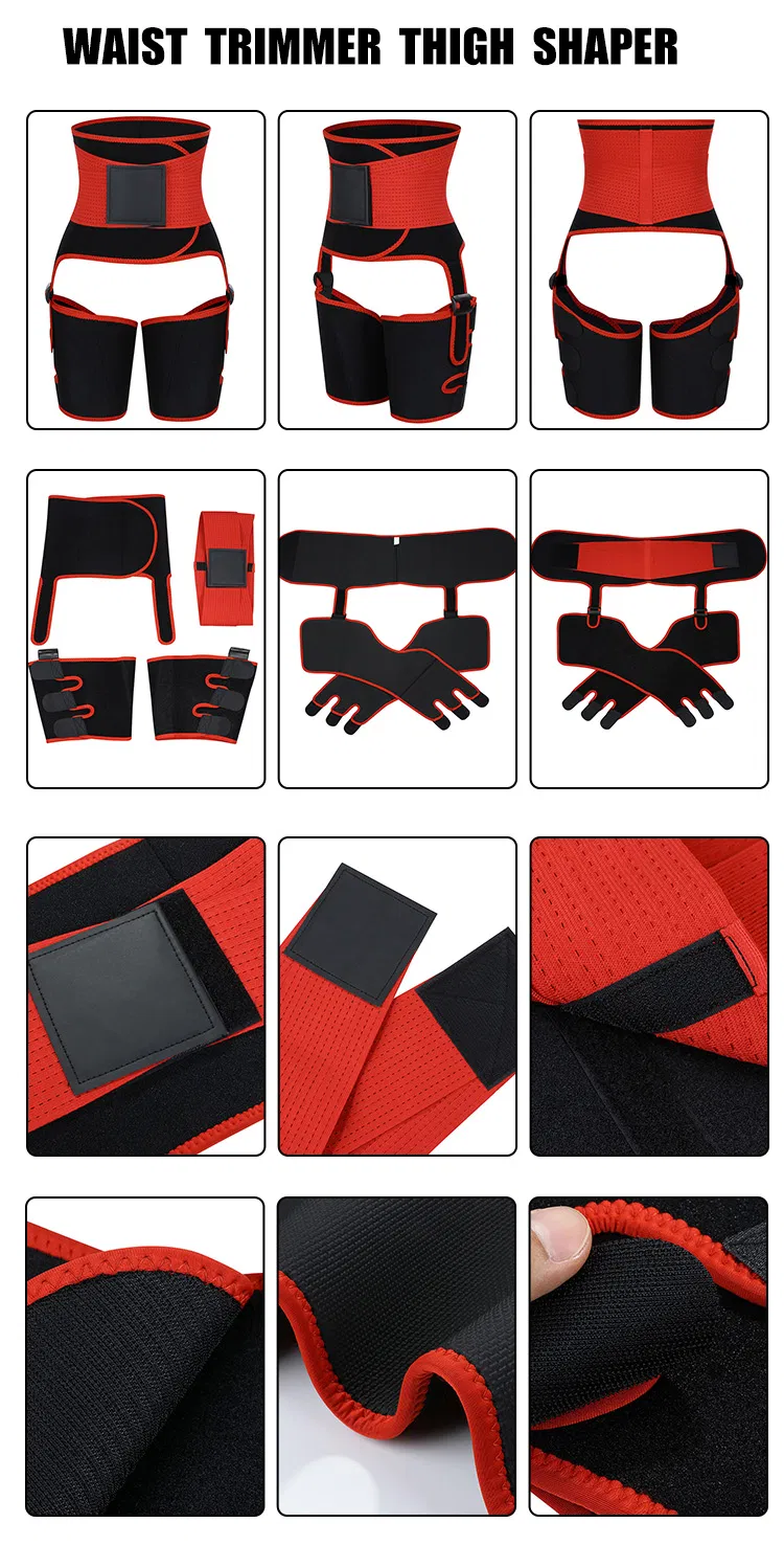 Custom Leg Shaper Workout Waist Trainer for Ladies Thigh Eraser Private Label Waist Trainer Shaper Trimmer