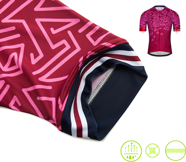 Custom Men's Printed Short Sleeve Cycling Suit Breathe Quick-Drying Moisture and Wicking Bicycle Suit with Shirt and Bib/Shorts