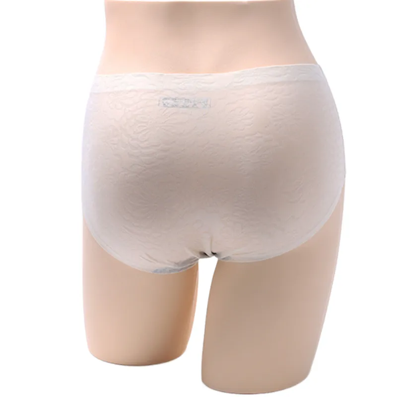 Factory Direct Large Size Viscose Fiber Seamless Underwear Women′s Sexy MID-Waist Plus-Sized Comfortable Women′s Panties