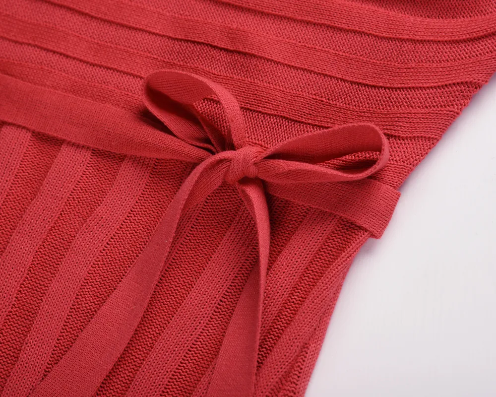 Fashion Sweater Knitted Dress Casual Dress Women Clothes