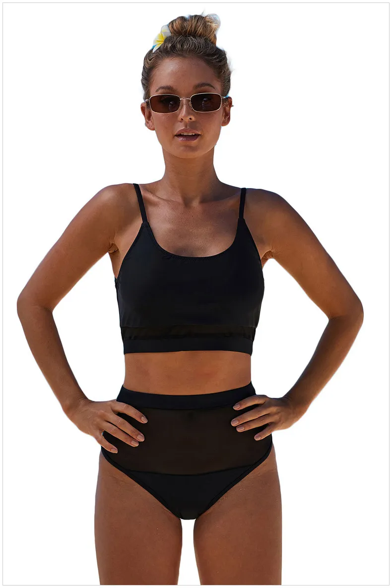 Fruit Design Printing Sexy Bikini Two-Piece High Waist Falbala Fission Designer T - Shiyt Swimsuit in Europe and The United States Bikini