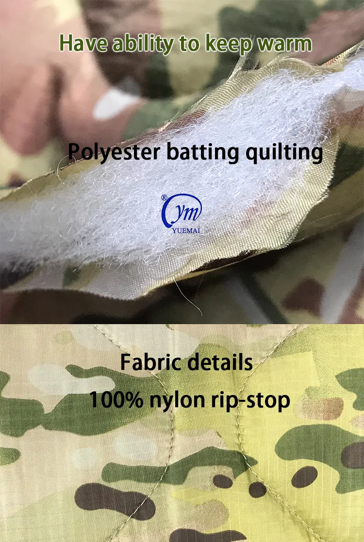 Good Quality Camouflage Military Uniform Ripstop Nylon Woobie