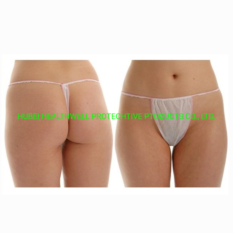 Good Quality PP Nonwoven Disposable Tanga for Women