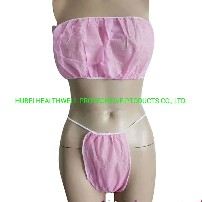 Good Quality PP Nonwoven Disposable Tanga for Women
