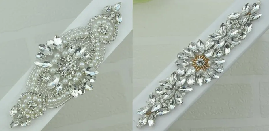 Hand-Beading Factory Beaded Patches Wedding Accessories