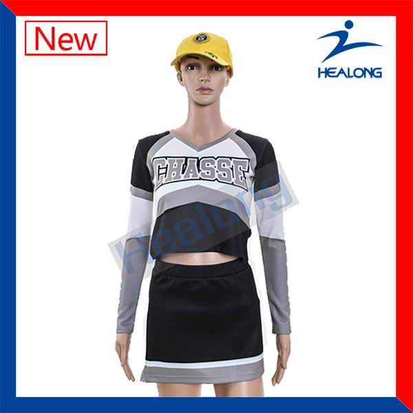 Healong Top Sale Sportswear Digital Printing Wholesale Cheerleading Jersey