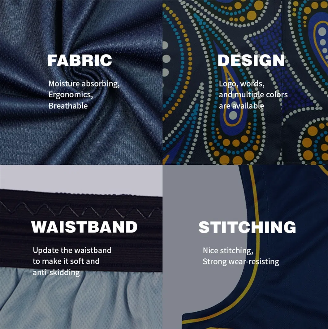 High Quality Sublimation Basketball Jersey Sportswear Coustom Basketvall Unifroms