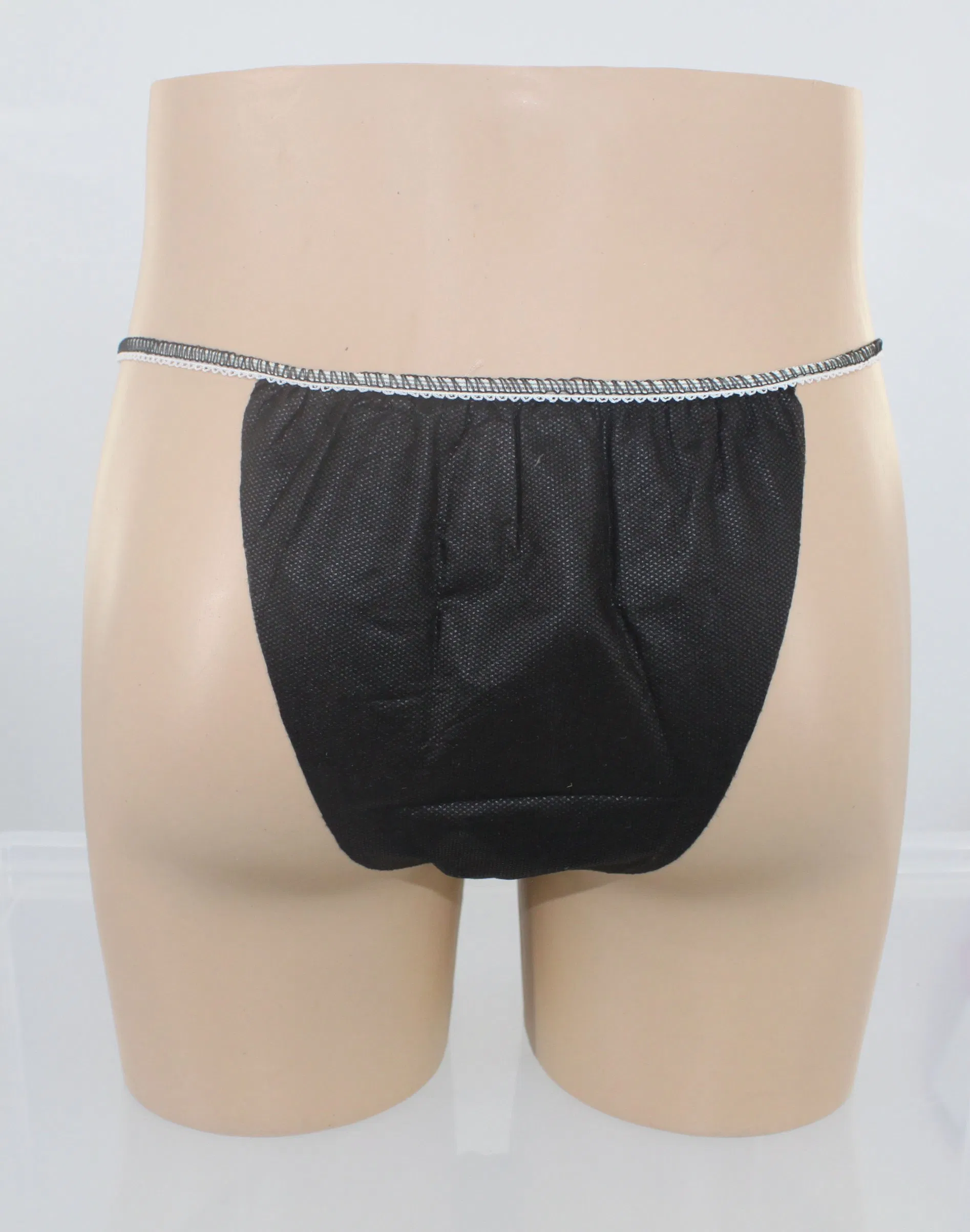 Hot Disposable Nonwoven PP/SMS U Tanga for SPA Bueaty Sauna Tange Women's Panties