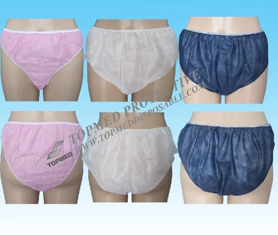 Hot Disposable Nonwoven PP/SMS U Tanga for SPA Bueaty Sauna Tange Women′s Panties