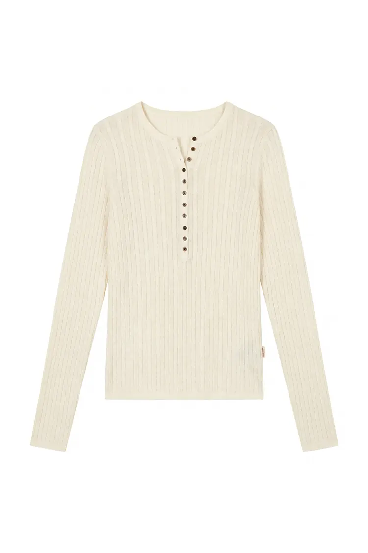 Women's Fitted Wool Sweater