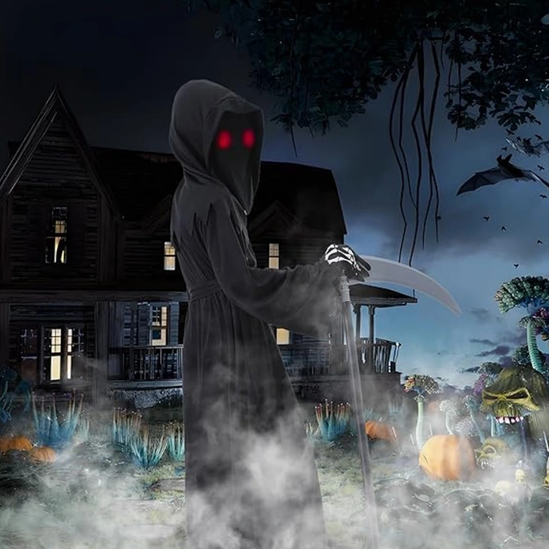 Halloween Cosplay Contest Kids Grim Reaper Costume