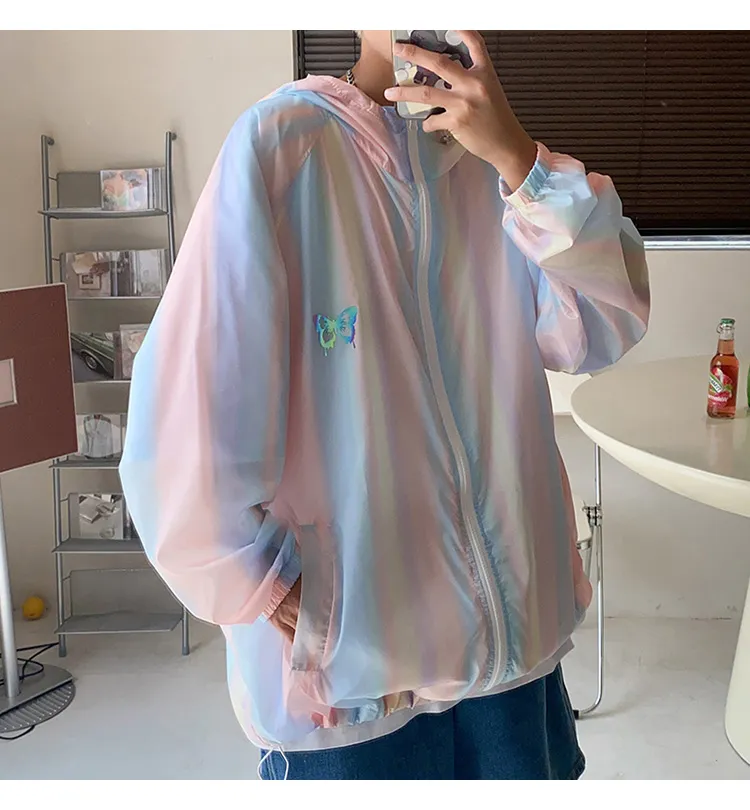 Korean Fashion Summer Thin Sunscreen Handsome Loose Casual Clothing Jacket