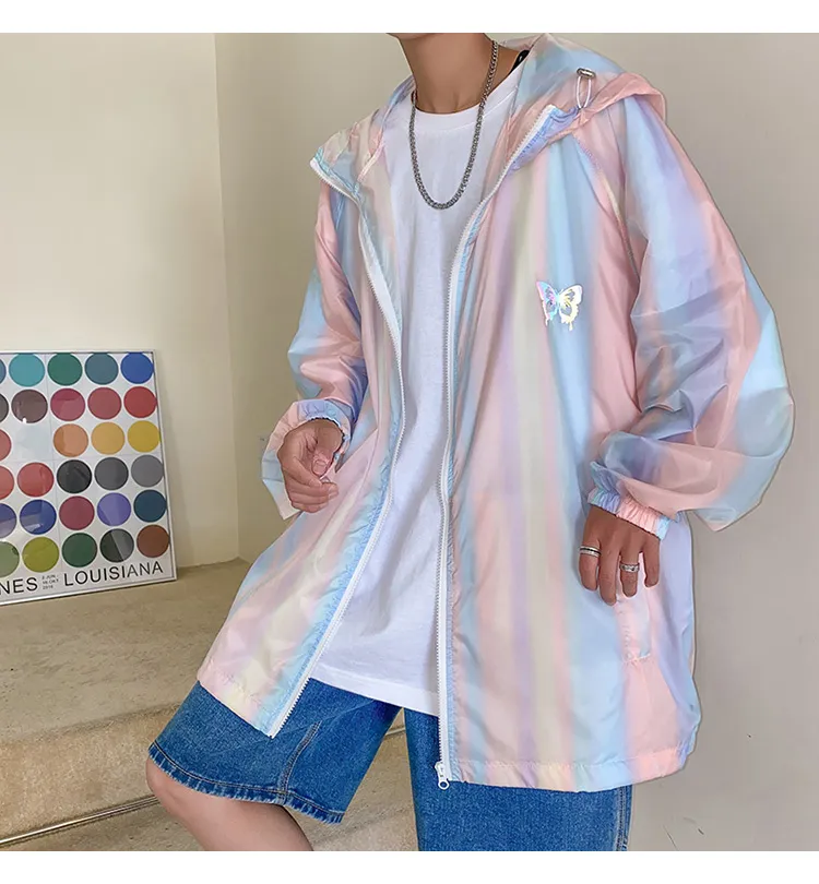 Korean Fashion Summer Thin Sunscreen Handsome Loose Casual Clothing Jacket