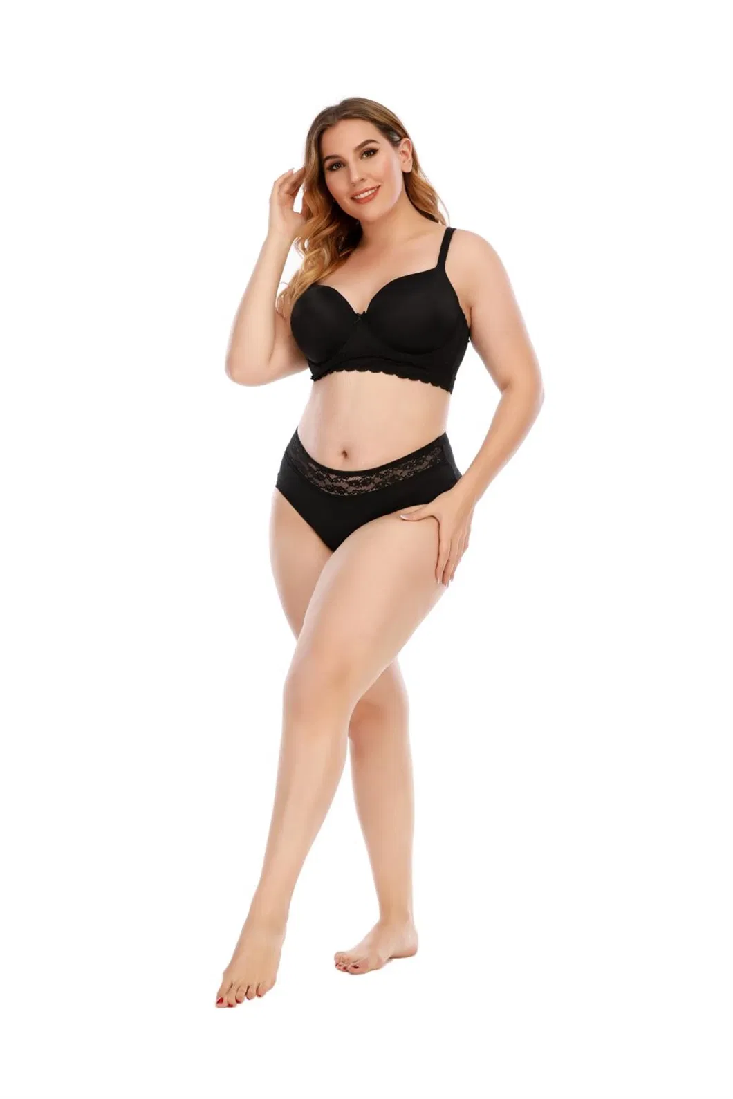 Ladies Fashion Bra and Panty Set Sexy Underwear Set with Lace at Underbust Ladies Underwear Ladies Lingerie Sexy Underwear Ladies Panty Bra-Walmart/BSCI