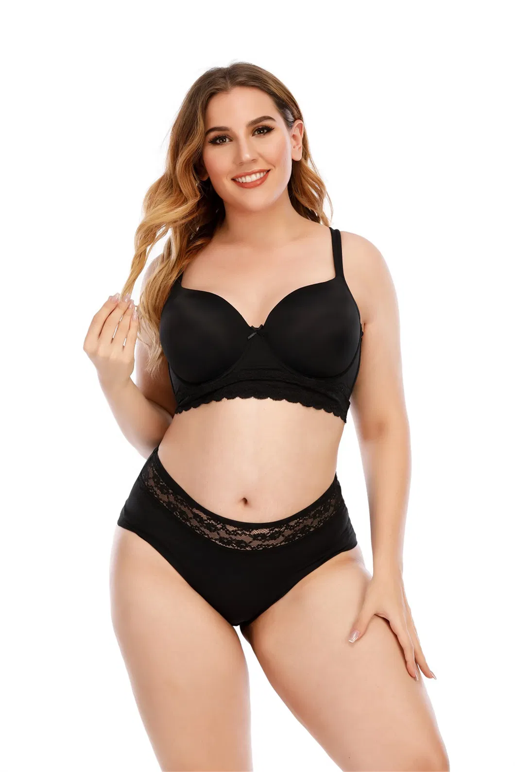 Ladies Fashion Bra and Panty Set Sexy Underwear Set with Lace at Underbust Ladies Underwear Ladies Lingerie Sexy Underwear Ladies Panty Bra-Walmart/BSCI