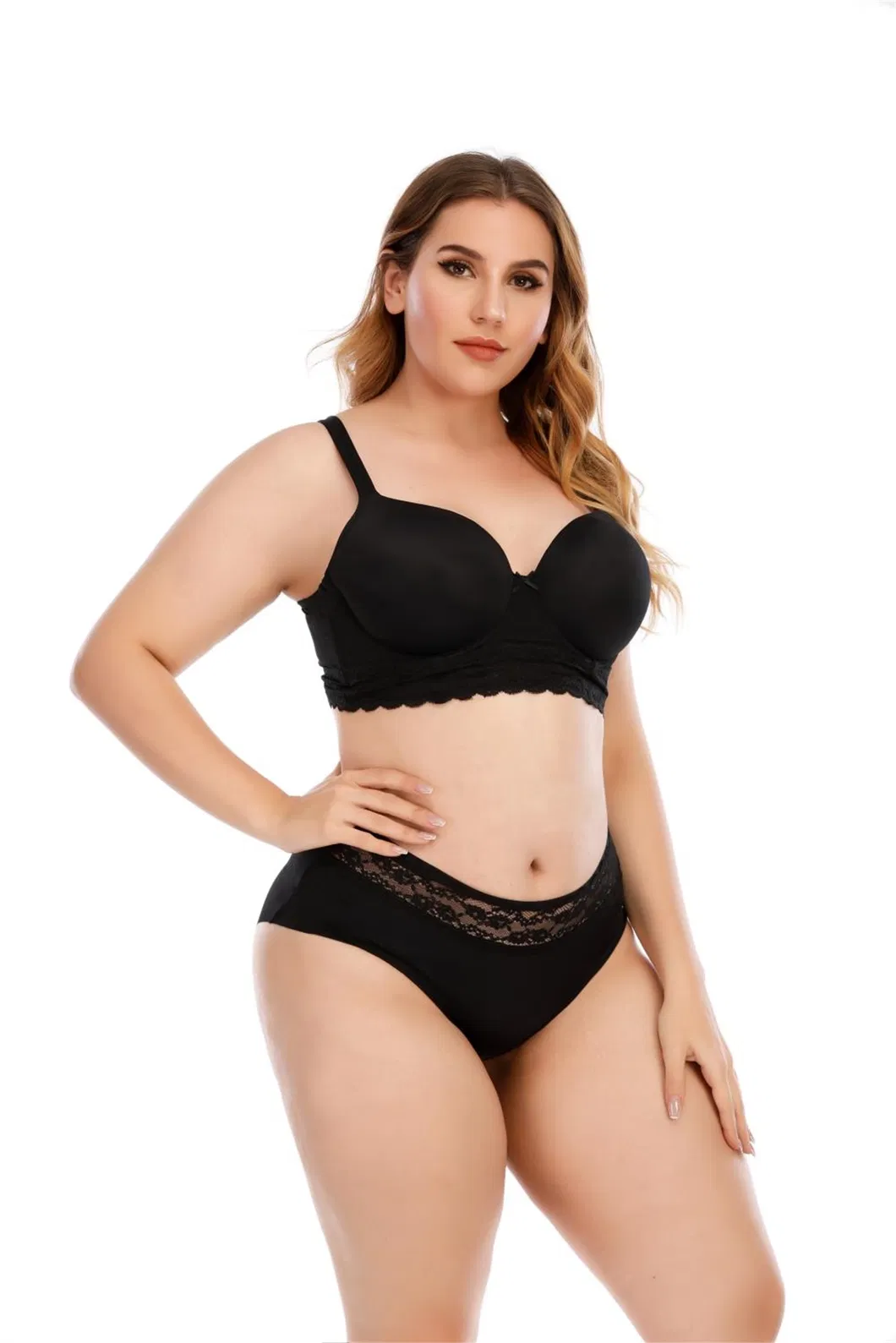 Ladies Fashion Bra and Panty Set Sexy Underwear Set with Lace at Underbust Ladies Underwear Ladies Lingerie Sexy Underwear Ladies Panty Bra-Walmart/BSCI