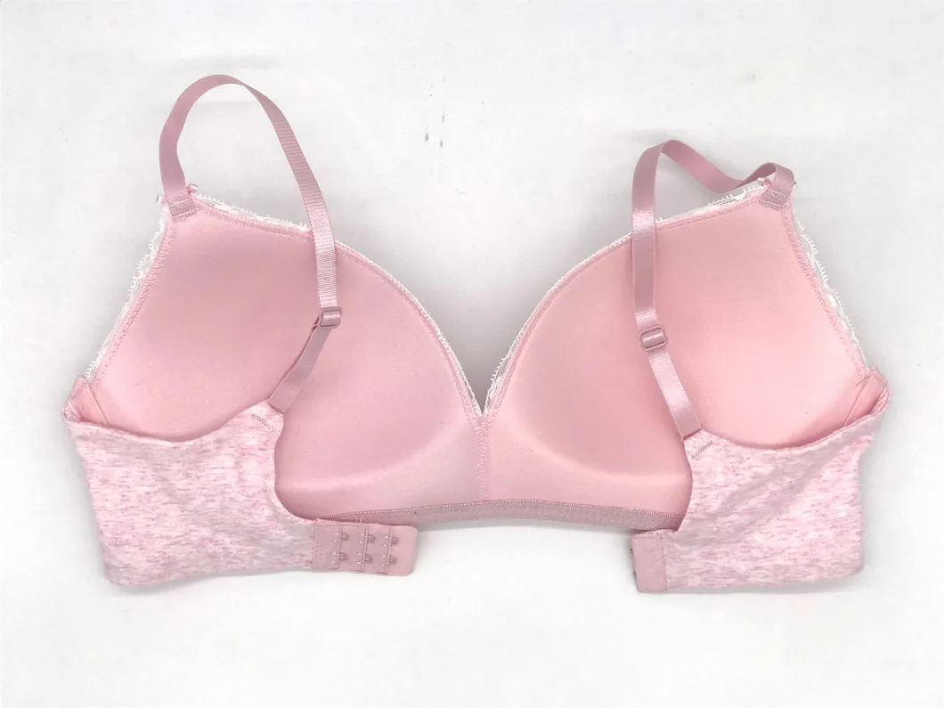 Ladies Fashion Bra Sexy Underwear Ladies Underwear Ladies Lingerie Sexy Underwear Ladies Fashion Wireless Bra with Lace-BSCI/Walmart