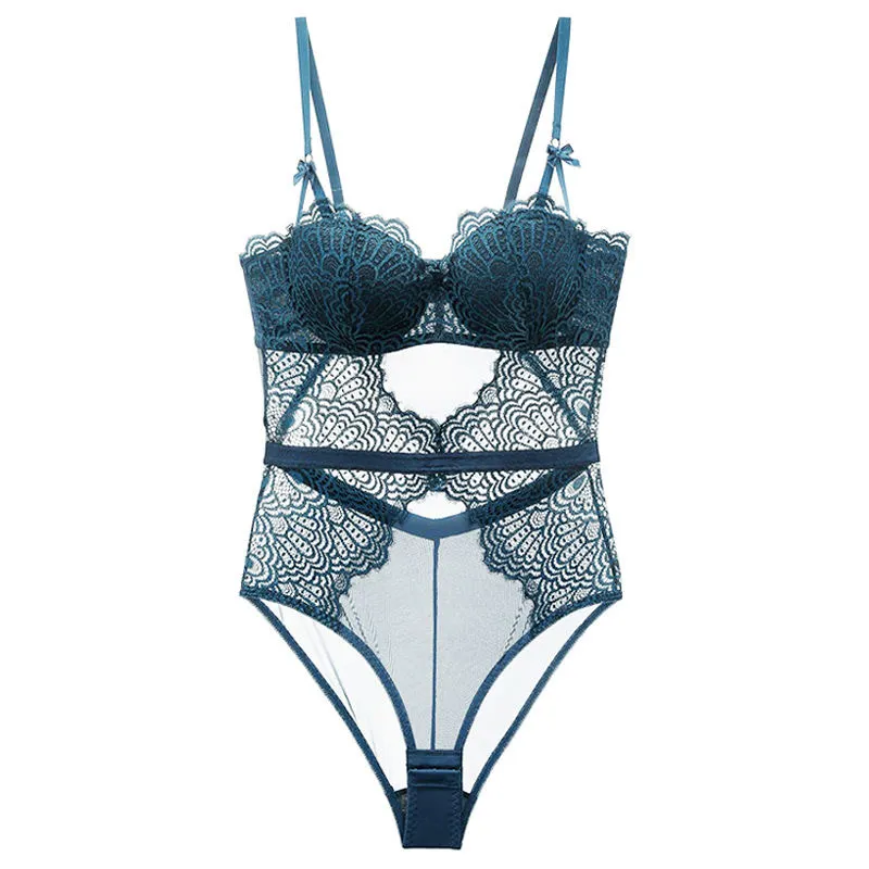 Ladies Sexy Lingerie Ladies Sexy Underwear Set Ladies Underwear Ladies Sexy Fashion Lace Bodysuit with Ribbon Details-Walmart/BSCI
