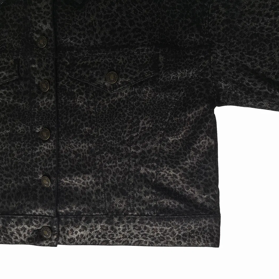 Lady′s Short Paragraph Black Blinking Fascinating Jackets