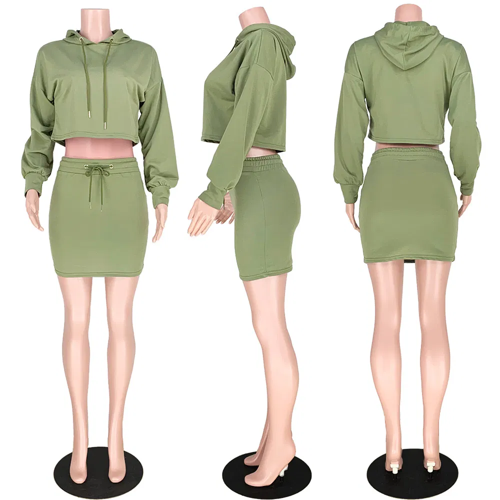 Latest Design Hot Style New 2 Piece Skirt Set with Factory Price Online Shopping 2 Piece Set Women