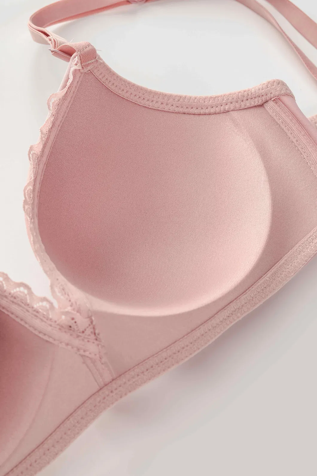 Latest Fashion Ladies Push up Wireless Net Girl 32b 34b Bra Size Images Women Sexy Bra