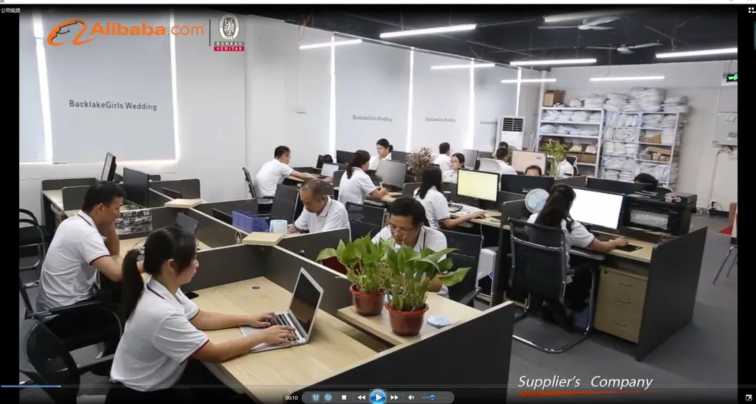 Luxury Sequin Beaded Sexy Custom-Made Size Bridal Dress Wedding Dresses Gown