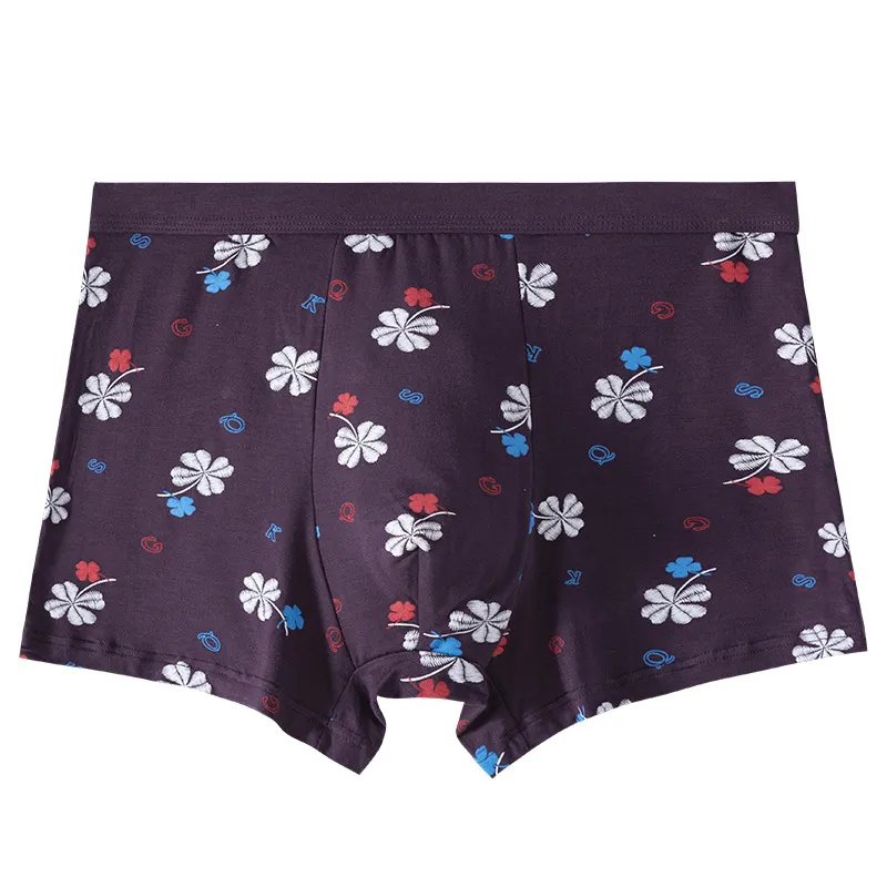 Male Underwear Cotton Boxer Short Underpants for Men Home Panties Plus Size