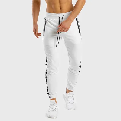 Men Bodybuilding Fitness Sportwear Trousers Training Cotton Jogger Pants for Men