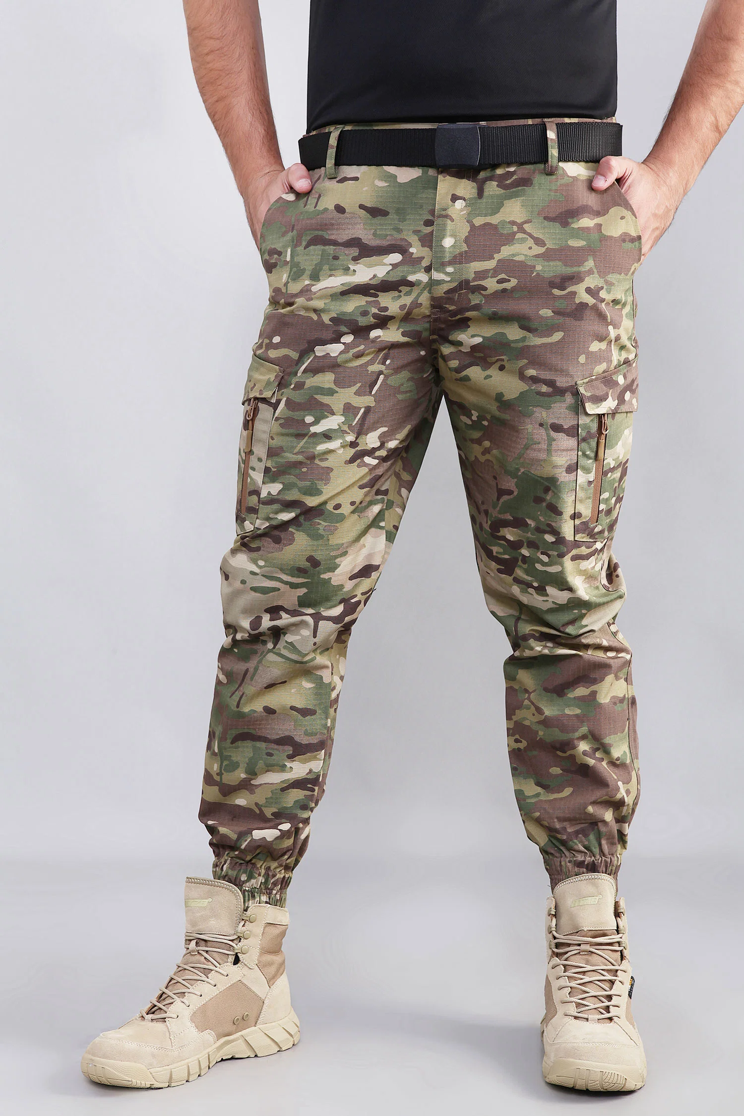 Men Camouflage Pants Military Combat Cargo Pants Swat Outdoor Male Army Tactical Camo Climbing Camping Hiking Pants Plus Size